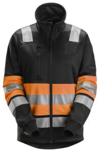 High-Vis, Sweatjakke til damer med lang lynlås, klasse 1