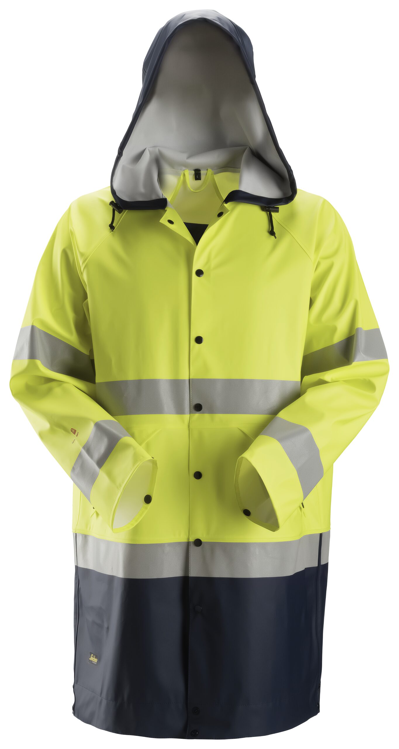 ProtecWork, High-Vis regnjakke PU, klasse 3