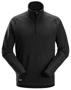 LiteWork, Fleecejakke i Polartec® Shed Less med kort lynlås