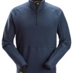 LiteWork, Fleecejakke i Polartec® Shed Less med kort lynlås
