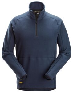 LiteWork, Fleecejakke i Polartec® Shed Less med kort lynlås