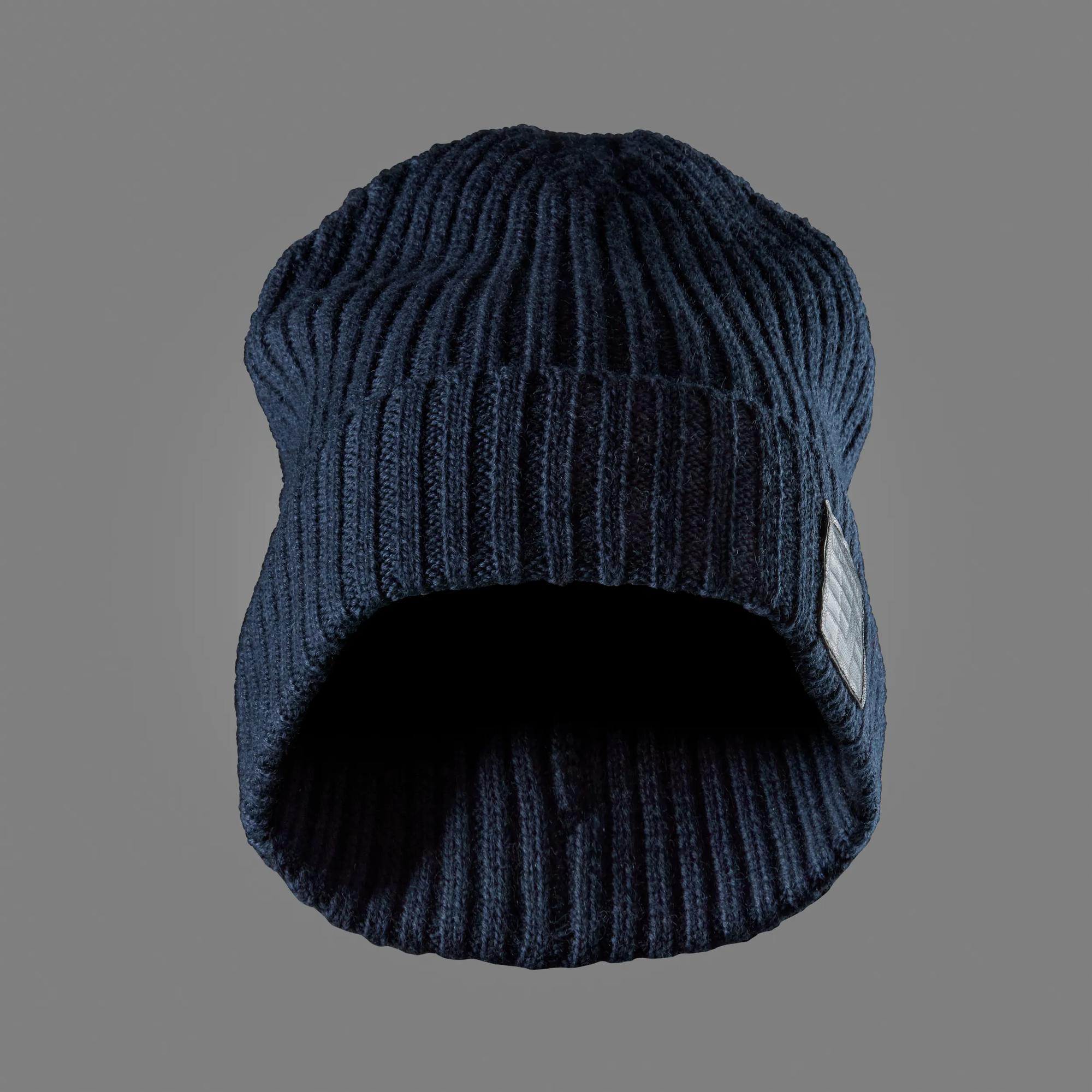 Fisherman-beanie i uld