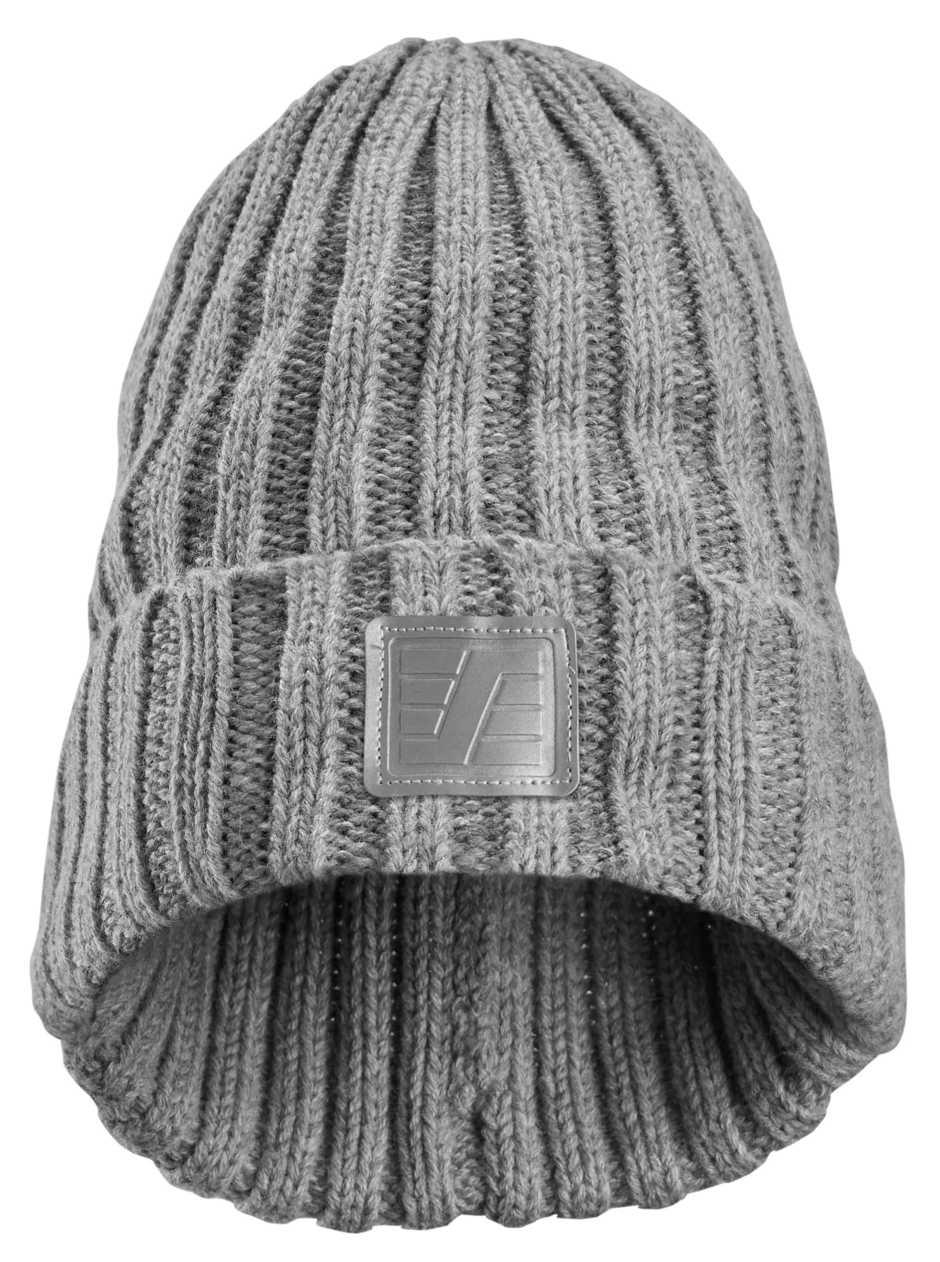 Beanie med refleksdetalje